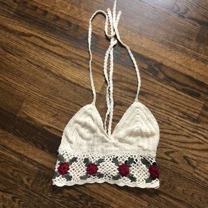 Knit crop top